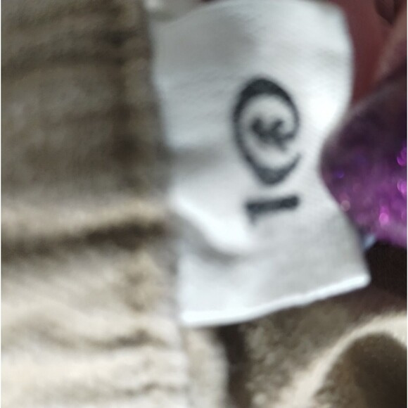 TenTree Shorts Women's L XL Hemp Organic Cotton Drawstring Waist Pockets Tan - Picture 5 of 7